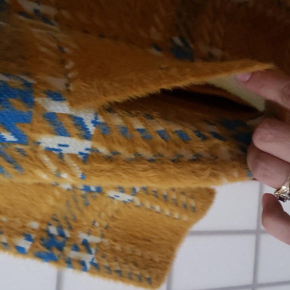 Alison Sheri Amber Combo Plaid Button-Down Coat - Picture 4 of 5